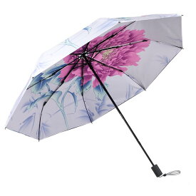 晴雨兼用傘 レディース 日傘 遮光 UVカット UPF50 遮熱 二重構造 黒コーティング ポリエステル ステンレス製 レトロ クラシック 春夏