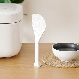しゃもじ 立つタイプ 自立式 ご飯がくっつきにくい こびりつきにくい 炊飯器用 家庭用 キッチンツール 衛生的 清潔 お手入れ簡単 食卓 便利グッズ