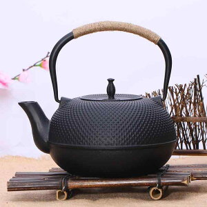 鉄瓶 大容量 和風 鋳鉄製 茶器 湯沸かし やかん 手作り 無塗装 レトロ アンティーク調 おしゃれ 暖かい性 普段使い ティータイム