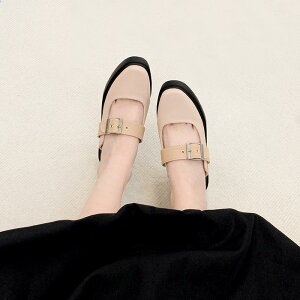 サンダル レディース ハイヒール 厚底 ウェッジソール クローズドトゥ ミュール バックレス 背中開き スリッポン エレガント コンビカラー アプリコット マイクロファイバー デイリー 春夏