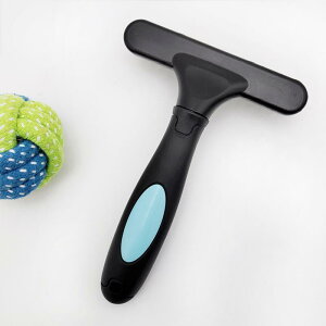 犬用ブラシ ピンブラシ コーム 大型犬 長毛種 グルーミング ゴールデンレトリバー サモエド ハスキー 抜け毛除去 もつれ取り 毛玉取り お手入れ ブルー