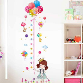 ウォールステッカー 子供 キッズ ベビー 赤ちゃん 3D 立体 剥がせる 身長計 キャラクター かわいい 寝室 子供部屋 リビング 壁面装飾 防水 PVC