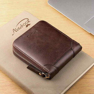 財布 メンズ ショートウォレット 縦型 ファスナー ソフトレザー PUレザー 多機能 レトロ 個性的 普段使い カジュアル 学生 札入れ 小銭入れ カード入れ 写真入れ 免許証入れ 無地 黒 茶 グレ