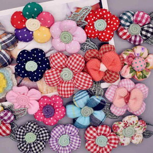 ブローチ 子供 キッズ 女の子 レディース コサージュ ピン 韓国風 手作り ハンドメイド 布製 花 フラワーモチーフ かわいい ナチュラル 森ガール セーター ニット アウター バッグ 鞄 アクセ