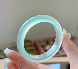 バングル クリア おしゃれ 透明 アクセサリー レディース シンプル 青 ブレスレット リング ヤング 誕生日 ギフト 太め 夏 涼しげ