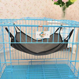 猫 ハンモック ケージ ニャンモック 吊り下げ ベッド ブランコ 洗える 取り付け簡単 金属バックル ペット 小動物 フェレット シンプル ピンク グレー 無地