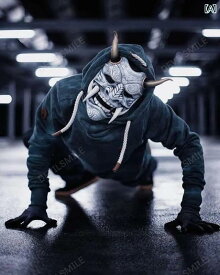 般若 お面 和風 怖い マスク 鬼 牙付き 装着可能 置物 ハロウィン 節分 コスプレ 仮装 パフォーマンス 舞台 撮影 装飾品 小道具 ディスプレイ 個性的 かっこいい 黒 赤 ブロンズ