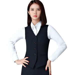 ベスト レディース 前開き 春秋 オフィスウェア 上下セット 長ズボン スカート Vネック 襟なし 4つボタン 大きいサイズ フォーマル シンプル 事務服 ストレッチ素材 黒 青
