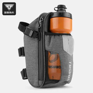 ボトルホルダー 自転車 サイクリング 吊り下げ アウトドア スポーツ 運動 面ファスナー バッグ マウンテンバイク 収納 ポータブル 携帯 アクセサリー ジッパー ポケット 小物入れ レタープ