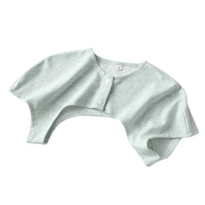 就寝 ベスト 夏用 綿 肩 首 サポート ウォーマー 男女兼用 産後ママ 関節炎 冷え防止 エアコン対策 通気性 軽量 薄手 シンプル 無地 裏起毛 赤 グレー 緑