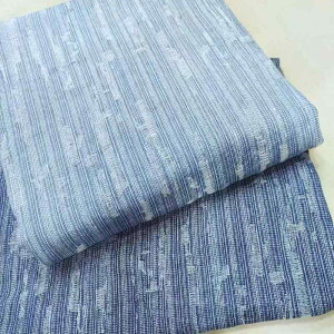 ジャガード 生地 ストライプ デニム 布 ハンドメイド 手芸 トートバッグ クッションカバー 帽子 柔らかい シンプル ナチュラル レトロ 青