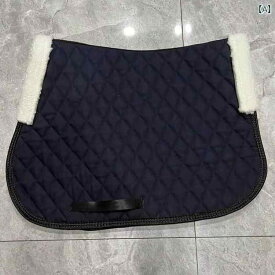 ゼッケン 乗馬 ボア 汗取り 厚手 馬具 総合馬術 鞍 観光 サドルパッド シンプル ダイヤ柄 黒 赤