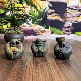 置物 卓上 インテリア 鋳 鉄 工芸品 チャイナ風 小さめ 装飾 樹脂 アンティーク調 シンプル エスニック プレゼント 書斎 リビング おしゃれ