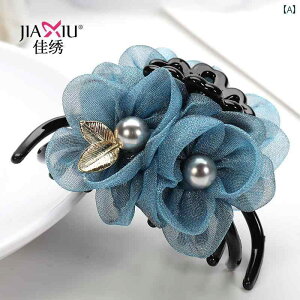 ヘアクリップ 大人 可愛い レディース 大きめ 韓国 和風 髪飾り 花 ヘアアクセサリー 上品 抓? マルチシーン プレゼント