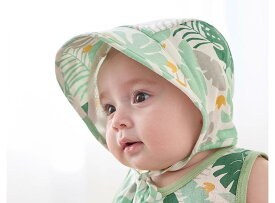 ベビー 帽子 夏 女の子 男の子 キッズ 竹 ボンネット あご紐 つば広 薄手 通気 ソフト 日よけ アウトドア お出かけ カントリー おしゃれ 鳥 うさぎ リーフ ギフト 出産祝い 誕生日
