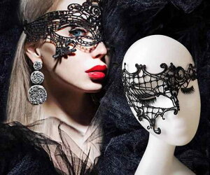 アイマスク レディース おしゃれ ブラック レース 魅力的 仮面 大人 ハロウィン コスプレ パーティー 仮装 アクセサリー 神秘的 透け