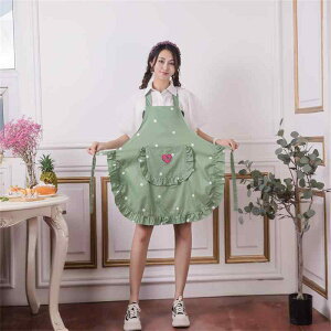 エプロン レディース おしゃれ プレゼント ノースリーブ 花柄 防汚 擦手 家庭用 キッチン カフェ 作業服