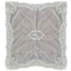 コースター おしゃれ 来客 ランチョンマット 丸型 フレンチレース ヴィンテージ風 刺繍 花柄 防塵 布製 テーブル装飾 飾り 花瓶敷き ティートレー