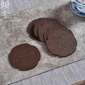 コースター おしゃれ 来客 竹編 大漆 手作り 多角形 レトロ 茶道具 茶杯敷き 日藤席 茶? 隔熱 アンティーク風