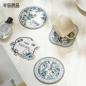 コースター おしゃれ 来客 布製 吸水 滑り止め 断熱 花柄 レトロ 韓国 ティー カフェ 家庭用 おしゃれ 来客