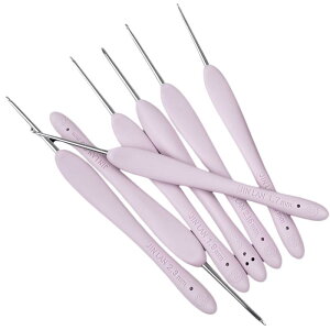 かぎ針 クロシェ 編み物 ツール 道具 ソフトハンドル ハンドメイド DIY 手編み 手芸用品 編み棒 小物 雑貨 ミセス マダム プレゼント シンプル ピンク