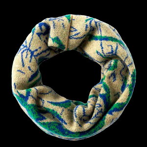 ネックウォーマー レディース おしゃれ 冬 厚手 防寒 ウール 韓国 ジャカード 花柄 襟 ぬくもり 暖かい 首元