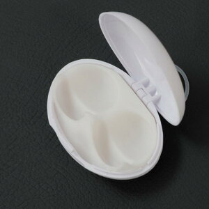 小物入れ 収納 整理 仕分け ケース ラウンド ワイヤレス イヤホン 耳栓 ミニ 携帯用 ポータブル 持ち運び アクセサリー 旅行 出張 普段使い クリア 白 黒