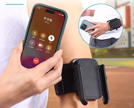 スマホポーチ 男女兼用 リストバンド アームバンド 手首 腕用 ランニング ジョギング スポーツ アウトドア トレーニング PUレザー 携帯ホルダー 固定 伸縮性 安定感