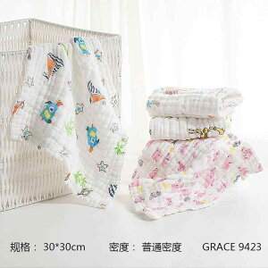 タオル 子供 ベビー キッズ 赤ちゃん フェイスタオル 6重ガーゼ 純綿 コットン 綿 洗顔 体拭き バスグッズ 家庭用 柔らか ソフト