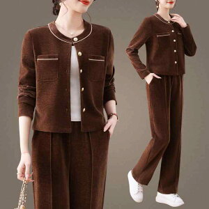 セットアップ レディース スウェット トレーナー ロングパンツ カジュアル きれいめ 上品 スポーツウェア 春夏 2点セット ポリエステル 伸縮性 長袖 クルーネック