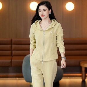 セットアップ レディース フード付き スウェット 上下セット 秋冬 カジュアル スポーツウェア ルームウェア 普段使い エレガント 若見え 細見え 快適 ポリエステルトレーナー