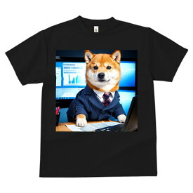 Tシャツ スポーツウェア 柴犬 コスプレ犬 ビジネス犬 人間用 人用 速乾 吸汗 半袖 犬柄 いぬ柄 春夏 トップス メンズ おしゃれ カジュアル 可愛い 犬ファン プリント アニマル 動物