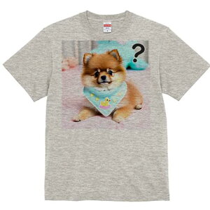 Tシャツ メンズ キッズ 犬ファン 半袖 春夏 プリント カジュアル かわいい 人間用 フィットネス マッチョ バンダナ ポメラニアン アヒル 疑問符 ぬいぐるみ ベッド