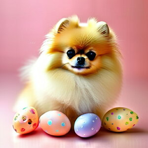 �C�[�X�^�[�G�b�O �|�����j�A�� �s���N�̔w�i �N�b�V�����J�o�[ 45×45cm �A�j�}���� ������� ���� �N�b�V�����{�̕t�� �����` ���t�@��