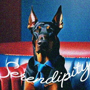 ネクタイ ドーベルマン ソファ おしゃれ 文字 クッションカバー 45×45cm アニマル柄 可愛い クッション本体付き 正方形 犬ファン