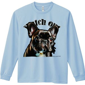 長袖Tシャツ 人間用 メンズ 秋春夏 プリント レジャー アウトドア カジュアル かわいい 犬ファン 時計 フレンチブルドッグ スター 濃い背景 かっこいいデザイン