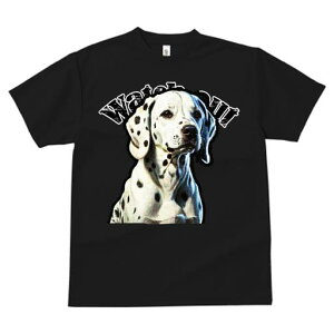 Tシャツ メンズ キッズ 犬ファン 半袖 春夏 犬柄 プリント カジュアル かわいい 人間用 フィットネス ダンス 時計 ダルメシアン 外