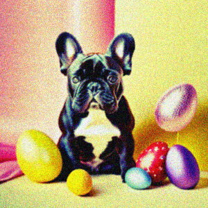 �C�[�X�^�[�G�b�O �t�����`�u���h�b�O �J���t�� �w�i ���� �N�b�V�����J�o�[ 45×45cm �A�j�}���� ������� �N�b�V�����{�̕t�� �����` ���t�@��