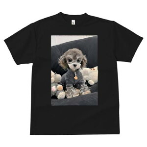 トイプードル Tシャツ レディース 犬ファン 半袖 春夏 犬柄 プリント カジュアル かわいい 人間用 個性派 ここだけのデザイン 面白 ぬいぐるみ トイプードル セーター