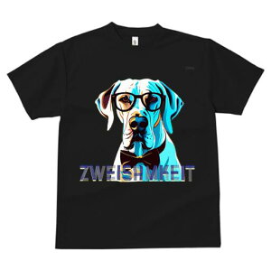 グレートデーン Tシャツ レディース 犬ファン 半袖 春夏 犬柄 プリント カジュアル かわいい 人間用 個性派 ここだけのデザイン 面白 メガネ グレートデーン 蝶ネクタイ