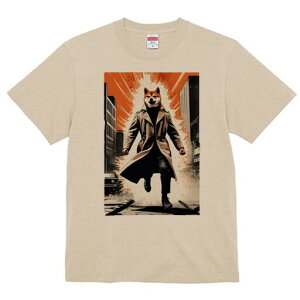 柴犬 Tシャツ レディース 犬ファン 半袖 春夏 犬柄 プリント カジュアル かわいい 人間用 個性派 ここだけのデザイン 面白 トレンチコート 柴犬 シティ ファッション スタイル