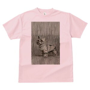 ヨークシャーテリア Tシャツ レディース 犬ファン 半袖 春夏 犬柄 プリント カジュアル かわいい 人間用 個性派 ここだけのデザイン 面白 雨 ヨークシャーテリア レインコート