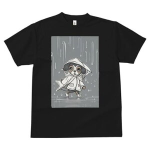 キャバリア Tシャツ レディース 犬ファン 半袖 春夏 犬柄 プリント カジュアル かわいい 人間用 個性派 ここだけのデザイン 面白 雨 キャバリア レインコート
