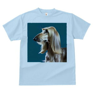 アフガンハウンド Tシャツ レディース 犬ファン 半袖 春夏 犬柄 プリント カジュアル かわいい 人間用 個性派 ここだけのデザイン 面白 おしゃれ アフガンハウンド 美容 ヘアスタイル