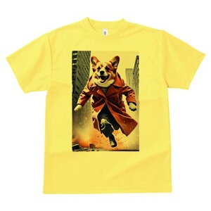 コーギー Tシャツ レディース 犬ファン 半袖 春夏 犬柄 プリント カジュアル かわいい 人間用 個性派 ここだけのデザイン 面白 コート コーギー スーツ ファッション スタイル