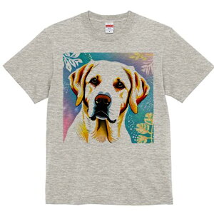 ラブラドールレトリバー Tシャツ レディース 犬ファン 半袖 春夏 犬柄 プリント カジュアル かわいい 人間用 個性派 ここだけのデザイン 面白 ラブラドールレトリバー