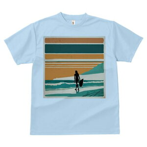 Tシャツ レディース 犬ファン 半袖 春夏 犬柄 プリント カジュアル かわいい 人間用 個性派 ここだけのデザイン 面白 サーフィン 海 ビーチ 夏 レトロ