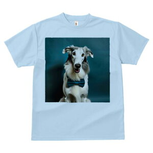 ボルゾイ Tシャツ レディース 犬ファン 半袖 春夏 犬柄 プリント カジュアル かわいい 人間用 個性派 ここだけのデザイン 面白 蝶ネクタイ ボルゾイ