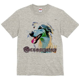 ボルゾイ Tシャツ レディース 犬ファン 半袖 春夏 犬柄 プリント カジュアル かわいい 人間用 個性派 ここだけのデザイン 面白 ボルゾイ