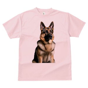 ジャーマンシェパード Tシャツ レディース 犬ファン 半袖 春夏 犬柄 プリント カジュアル かわいい 人間用 個性派 ここだけのデザイン 面白 ジャーマンシェパード